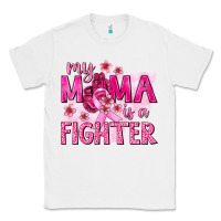 White My Mama Is a Fighter with Ribbon Classic Tee - texasbilliewilder