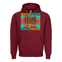 Burgundy sassy little soul Zipper Hoodie - HRA Design Shop