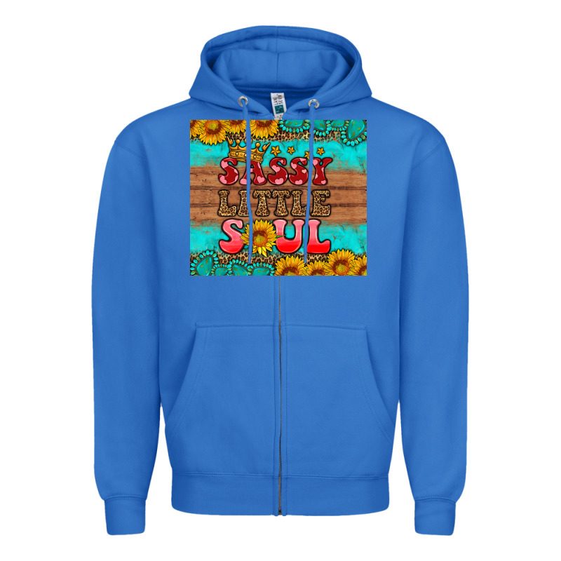 Sassy Little Soul Zipper Hoodie by HRA Design Shop | Teevron