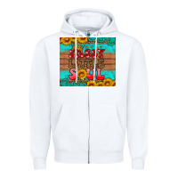 White sassy little soul Zipper Hoodie - HRA Design Shop