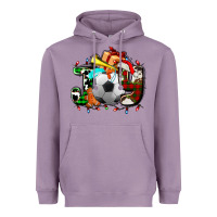 Lavender joy with soccer element and Christmas Heavyweight Hoodie - AdoDesignShop