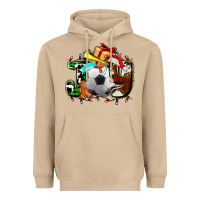 Mushroom joy with soccer element and Christmas Heavyweight Hoodie - AdoDesignShop