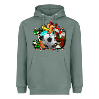 Sage joy with soccer element and Christmas Heavyweight Hoodie - AdoDesignShop