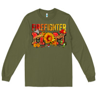 Army Green firefighter mom Long Sleeve Tee - Zillion Design Studio