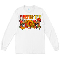White firefighter mom Long Sleeve Tee - Zillion Design Studio