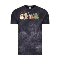 Cloud Black christmas gingerbread cookies Vintage Tee - MaliasSmallBusiness