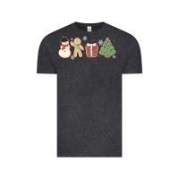 Vintage Black christmas gingerbread cookies Vintage Tee - MaliasSmallBusiness