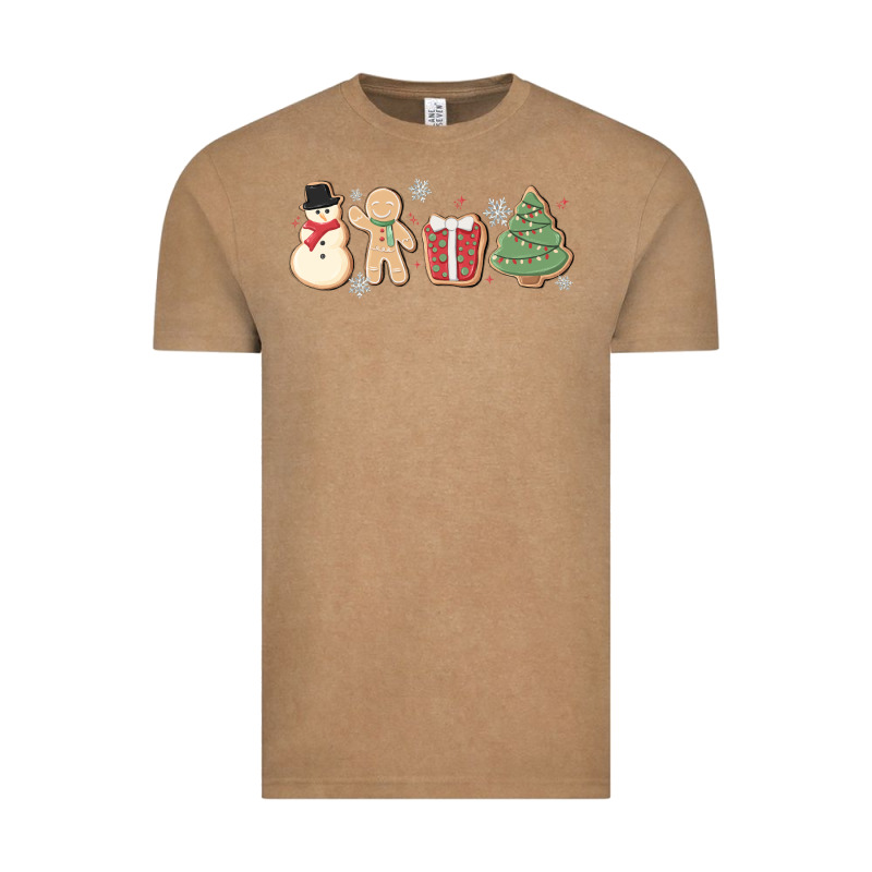 Christmas Gingerbread Cookies Vintage Tee by MaliasSmallBusiness | Teevron