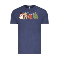 Vintage Denim christmas gingerbread cookies Vintage Tee - MaliasSmallBusiness
