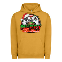 Pigment Peanut Butter Gamer Merry Christmas Urban Hoodie - NancyCooperArtShop