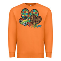 Carrot autism hearts leopard cowhide Premium Sweatshirt - Artiststas
