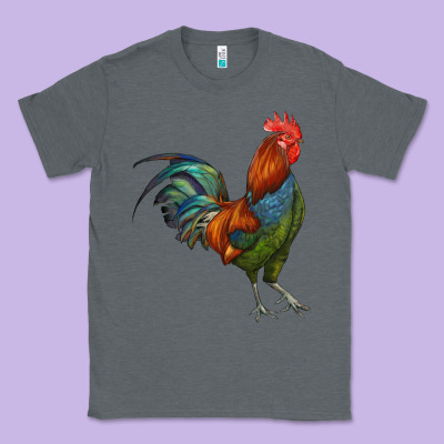 Rooster Classic Tee Designed By Ranaportraitstore