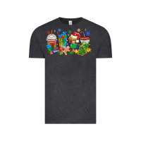 Vintage Black autism awareness christmas coffee Vintage Tee - MaliasSmallBusiness
