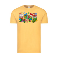 Vintage Mustard autism awareness christmas coffee Vintage Tee - MaliasSmallBusiness