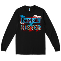 Black baseball sister with leopard Long Sleeve Tee - Zillion Design Studio