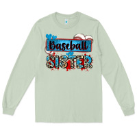 Matcha baseball sister with leopard Long Sleeve Tee - Zillion Design Studio