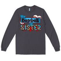 Smoke baseball sister with leopard Long Sleeve Tee - Zillion Design Studio