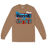 Toasted Coconut baseball sister with leopard Long Sleeve Tee - Zillion Design Studio