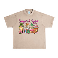 French Oak sugar and spice pink gingerbread coffee cups Urban Heavy Tee - Zillion Design Studio