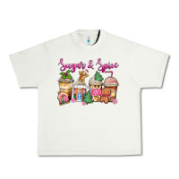 Pistachio sugar and spice pink gingerbread coffee cups Urban Heavy Tee - Zillion Design Studio