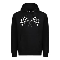 Black race flag Premium Hoodie - MaliasSmallBusiness