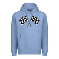 Colony Blue race flag Premium Hoodie - MaliasSmallBusiness