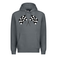 Rock race flag Premium Hoodie - MaliasSmallBusiness