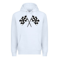 White race flag Premium Hoodie - MaliasSmallBusiness
