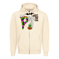 Sandshell pt Zipper Hoodie - CowhideDigitalArt