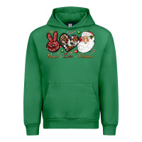 Emerald Peace love Christmas Urban Hoodie - NancyCooperArtShop