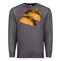 Charcoal Heather mexican taco's Premium Sweatshirt - AdoDesignShop
