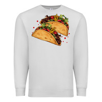 Dove Grey mexican taco's Premium Sweatshirt - AdoDesignShop