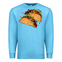 Ocean Blue mexican taco's Premium Sweatshirt - AdoDesignShop