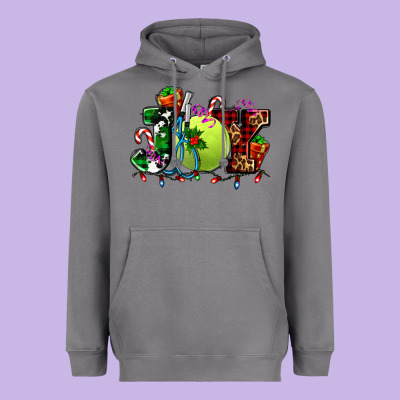 Joy And Tennis Christmas Heavyweight Hoodie Designed By Adodesignshop