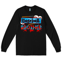 Black baseball brother Long Sleeve Tee - Zillion Design Studio