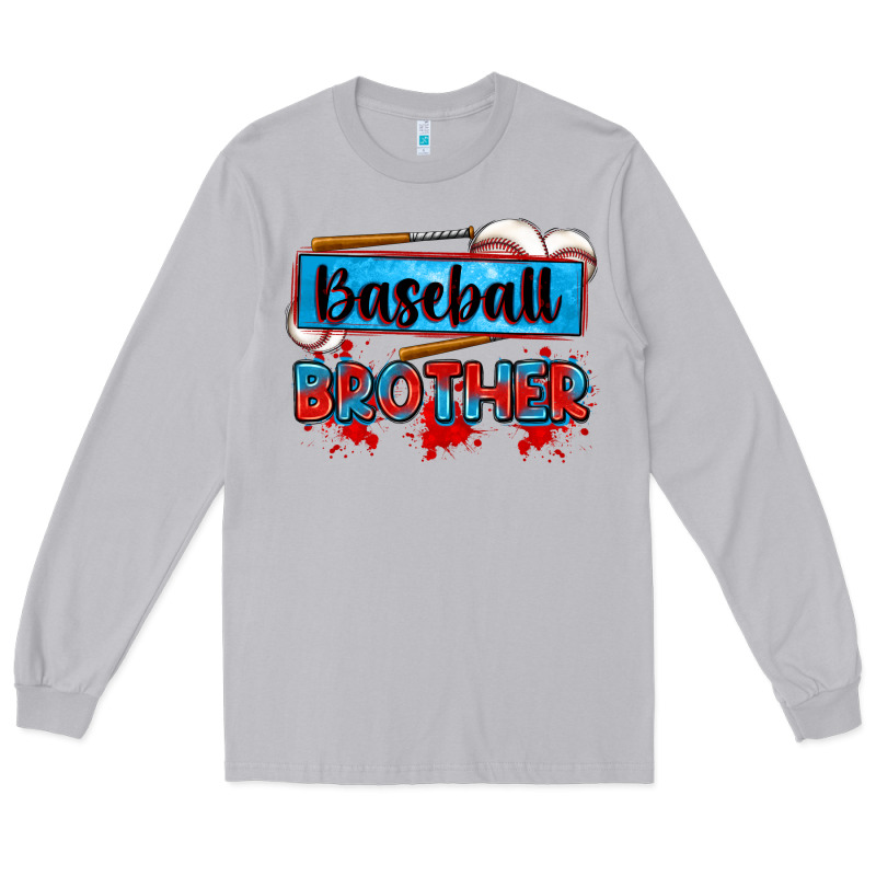 Baseball Brother Long Sleeve Tee by Zillion Design Studio | Teevron