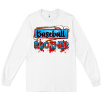 White baseball brother Long Sleeve Tee - Zillion Design Studio