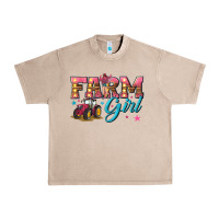 French Oak farm girl Urban Heavy Tee - texasbilliewilder