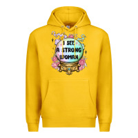 Lemon i see a strong woman Premium Hoodie - MaliasSmallBusiness