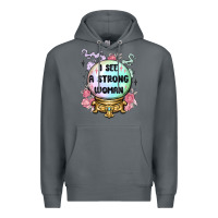Rock i see a strong woman Premium Hoodie - MaliasSmallBusiness