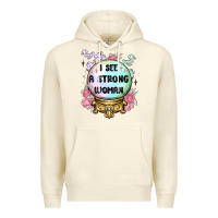 Sandshell i see a strong woman Premium Hoodie - MaliasSmallBusiness