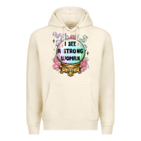 Tofu i see a strong woman Premium Hoodie - MaliasSmallBusiness