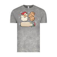 Cloud Rock custom milk and cookies with santa Vintage Tee - MaliasSmallBusiness