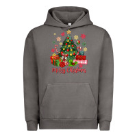 Pigment Tornado merry christmas tree with gift box Urban Hoodie - MaliasSmallBusiness