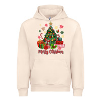 Sandshell merry christmas tree with gift box Urban Hoodie - MaliasSmallBusiness