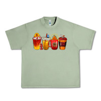 Oil Green firefighter coffee cups Urban Heavy Tee - texasbilliewilder