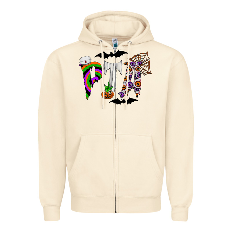 Pta Zipper Hoodie by CowhideDigitalArt | Teevron