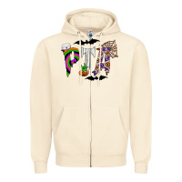Sandshell pta Zipper Hoodie - CowhideDigitalArt