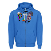 True Royal pta Zipper Hoodie - CowhideDigitalArt