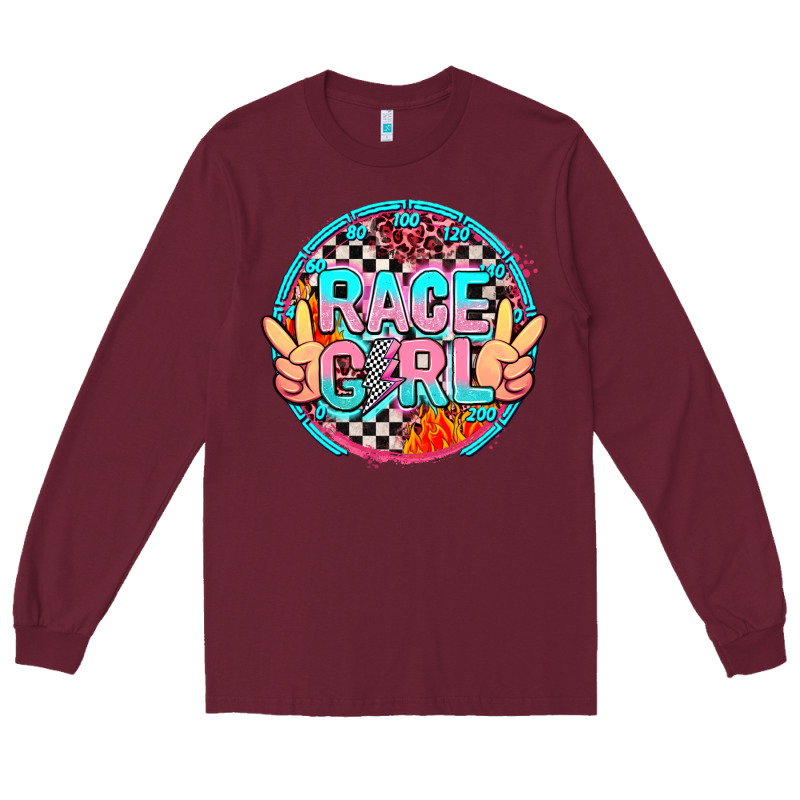 Race Girl Long Sleeve Tee by AdoDesignShop | Teevron